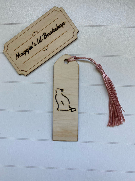 Side Profile of Cat Bookmark