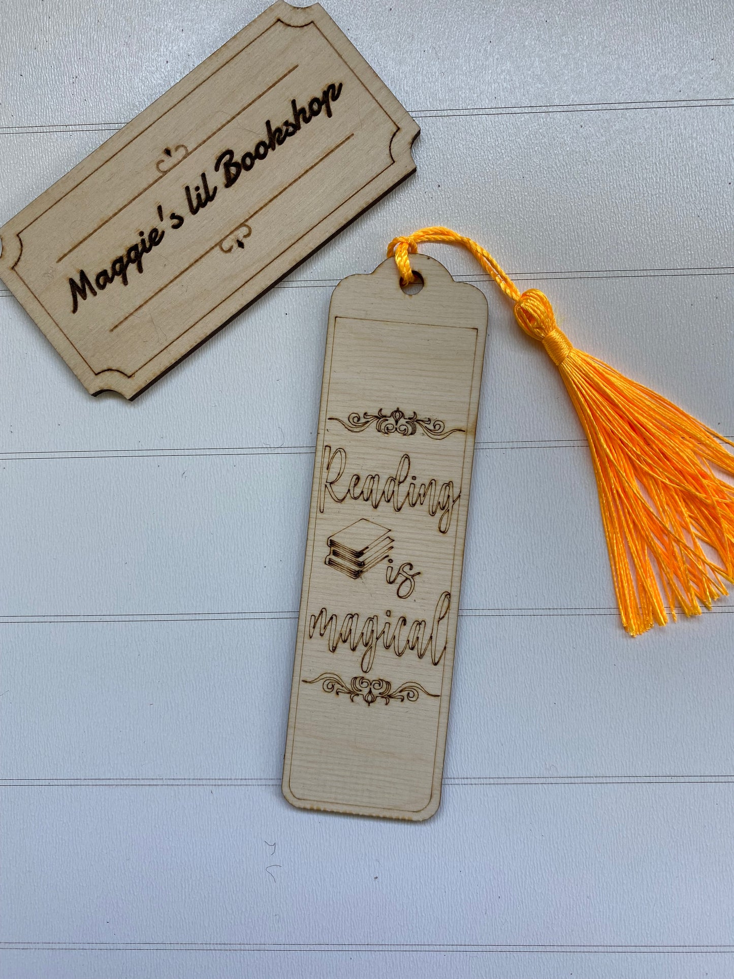 Reading Is Magical with Tassel Book Mark