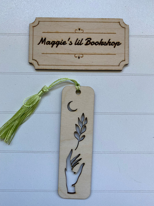 Plants and Hand Bookmark (Small)